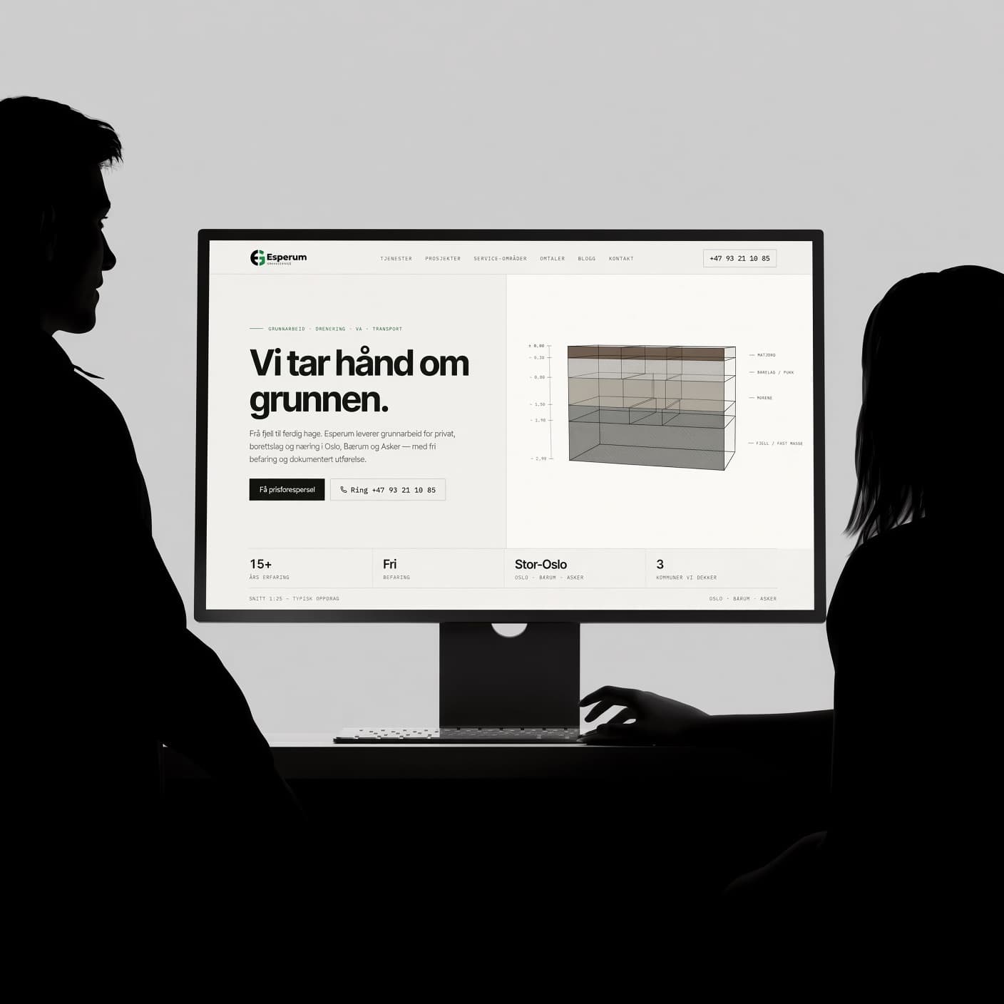 Esperum Graveservice prosjektbilde